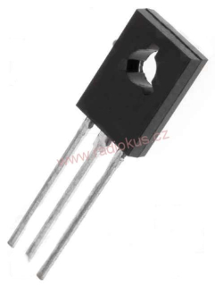 KD 136 tranzistor PNP , 45V , 1,5A , 1W